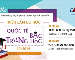  Triển lãm du học Quốc tế bậc Trung học 102019